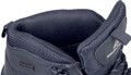 Delta Plus Delta-Plus Samy3 Mens Safety Steel Toe/Midsole Boots, close-up of the padded black interior and upper part of the safety boots.