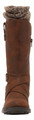 Rocket Dog Telsa Womens Tall Zip Up Mid Calf Biker Buckle Boots