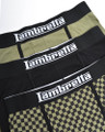 Lambretta Mens 3 Pack Cotton Underwear Trunks Boxer Shorts