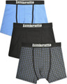Lambretta Mens 3 Pack Cotton Underwear Trunks Boxer Shorts
