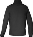 Cofra Weroth Mens Softshell Zip Up Work Warm Fleece Jacket, back view of a black softshell jacket with a high collar and elasticized cuffs.