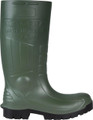 Cofra Light Mens S5 FO SR Composite Toe Midsole Wellies Boots, green waterproof safety boot with reinforced toe and slip-resistant sole.