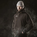 Scruffs Mens Softshell Zip Up Work Warm Hooded Jacket Coat