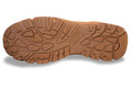 Beeswift CF68 Mens Side Zip Composite Toe/Midsole Work Boots, close-up view of the rugged rubber sole with tread patterns for slip resistance and durability.