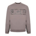 JCB Crew Trade Mens Work Pull Over Sweat Shirt, grey color with logo design on the front.