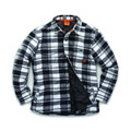 Scruffs Mens Worker Padded Checked Lumberjack Shirt Coat