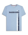 Lambretta Mens Fade Racing Stripe Retro Mod Ska Casual T-Shirts