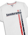 Lambretta Mens Fade Racing Stripe Retro Mod Ska Casual T-Shirts