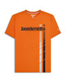 Lambretta Mens Fade Racing Stripe Retro Mod Ska Casual T-Shirts