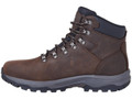 Karrimor Mendip 4 Mens Walking Hiking Lace Up Trek Leather Boots, Brown leather outdoor footwear with sturdy sole and ankle support.