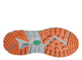Karrimor Kestrel Womens Casual Walking Trail Hiking Outdoor Trainers, sole view showing orange and gray tread pattern with Dynagrip technology.