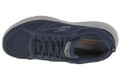 Skechers Dynamight 2.0 Fallford Mens Lace Up Memory Foam Casual Trainers, navy blue athletic shoes with mesh and synthetic upper, cushioned insole, and rubber outsole for comfort and durability.