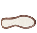Skechers Bobs Squad 4 Chaos Mens Slip-Ins Casual Trainers, sole view showing white and brown rubber outsole with textured grip pattern.