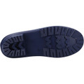 Cotswold Grosvenor Womens Pull On Ankle Wellies Wellingtons Boots, navy blue rubber sole showing tread pattern for grip and durability.
