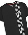 Lambretta Mens Two Tone Stripe Classic Mod Ska Casual Smart T-Shirt