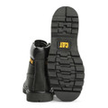 Caterpillar Colorado 2.0 ICON Mens Casual Lace Up Ankle Boots, black leather construction with rugged soles and yellow logo accents, designed for durability and style.