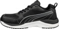 PUMA Safety PUMA Shift Mens S3S Composite Toe Midsole Work Shoes Trainers, black and white athletic work shoes with durable design and safety features.