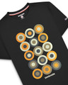 Lambretta Mens MOD Target Design Smart Classic Retro T-Shirt