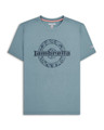 Lambretta Mens Paisley Target Logo Smart Classic Retro T-Shirt