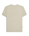 Lambretta Mens Scooter Design Logo Smart Classic Retro T-Shirt, plain beige short sleeve t-shirt from the back.