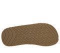 Skechers Quill Seaside Men's Slip-On Thong Flip Flop Sandals, brown rubber sole showing the textured pattern and Skechers branding.