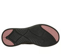 Skechers Bobs Moda Flex Chill Dawn Womens Slip On Casual Trainers, the image shows the outsole of the shoe with black and pink the tread pattern designed for comfort and traction.