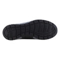 Reebok Excel Light Mens S3 SR Safety Toe/Midsole Trainers, black safety work shoes with slip-resistant outsole and protective toe cap.