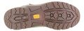 JCB Trencher Mens Composite Toe/Midsole MET-Guard Side-Zip Work Boots, close-up view of the tan rugged work boot sole with tread pattern for durability and slip resistance.
