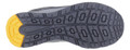 JCB Spark 2 Mid Mens Composite Toe/Midsole Safety Work Ankle Boots, close-up view of the rugged sole showing durable tread pattern and yellow accents.