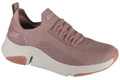 Skechers Bobs Sparrow Flex Instant Clout Womens Casual Trainers, pink athletic shoe with mesh upper and white sole.