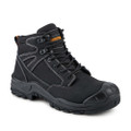 Mens Worktough Brompton Black Nubuck Lace Up Safety Boot S3 HRO Sizes 4-13