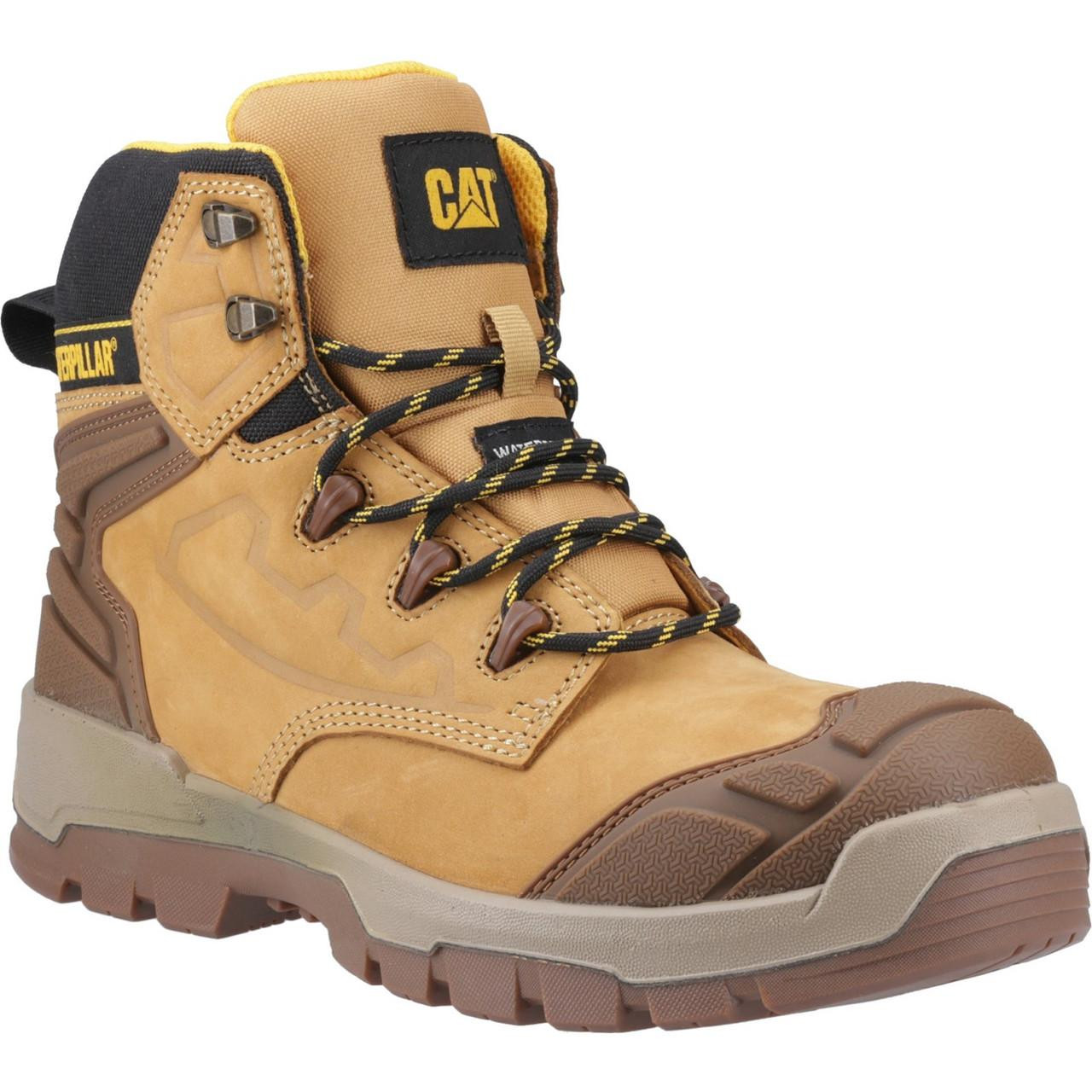 CAT Men's Striver XL 6 Waterproof Steel Toe Work Boot – Full-Grain
