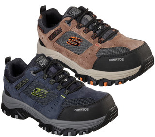 Skechers Greetah Mens Safety Composite Non-Metal Memory Trainers