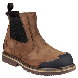 Amblers FS225 Mens Dealer Pull On Steel Toe/Midsole S3 Work Boots