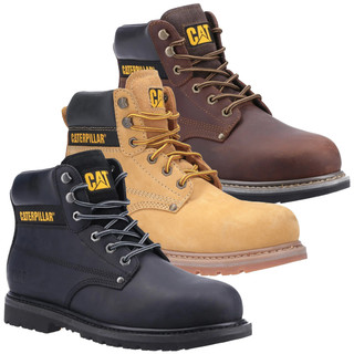 Caterpillar PowerPlant Mens S3 Safety Steel Toe/Midsole Work Boots