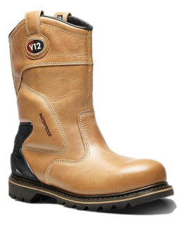 V1250 Tomahawk Mens Pull On Rigger S3 Steel Toe Midsole Work Boots