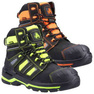 Amblers Radiant Mens Waterproof Hi-Viz Compsite Toe/Midsole Safety Ankle Boots