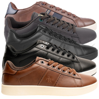 Original Penguin Steadman Mens Casual Smart Lace Up Trainers
