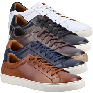 Hush Puppies Colton Mens Lace Up Casual Smart Leather Trainers