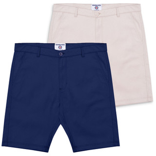 Lambretta Mens Chino Casual Classic Shorts