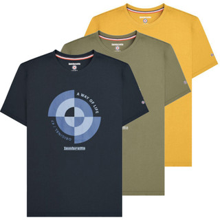 Lambretta Mens Classic Retro Target Quadrant Mod Ska T-Shirt