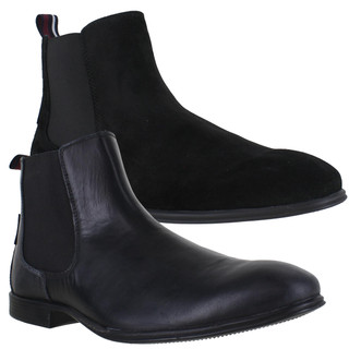 Ben Sherman Lombard Mens Casual Leather Chelsea Pull On Ankle Boots