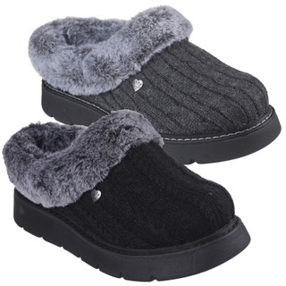 Skechers Keepsakes Lite Warm Greetings Womens Slip On Comfy Slippers