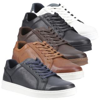 Hush Puppies Madden Mens Casual Lace Up Smart Leather Trainers