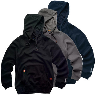 Scruffs Mens Work Wear Warm Hooded Hoodie Sweat Shirt Jumper