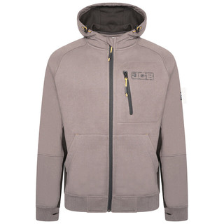 JCB Zip Thru Mens Trade Work Sweat Shirt Full Zip Hoodie