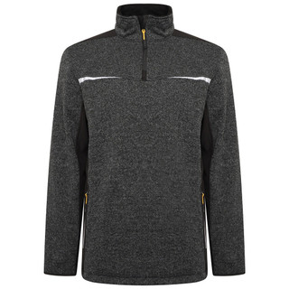 JCB Trade Elmhurst II Mens Quarter Zip Work Warm Knitted Jumper