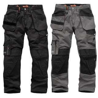 Scruffs Trade Mens Holster Multi-Pocket Heavy Duty Workwear Trousers
