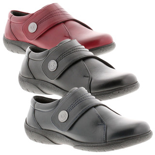 Dr Keller Rita Womens Occupational Nurse Low Wedge Walking Leather Shoes