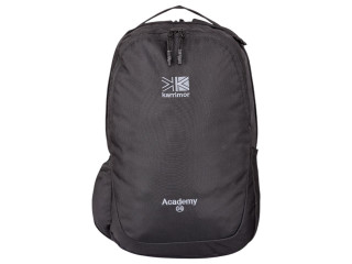 Karrimor Academy 25L Unisex Rucksack Travel Hiking Outdoor Backpack, black backpack with multiple compartments and adjustable straps.